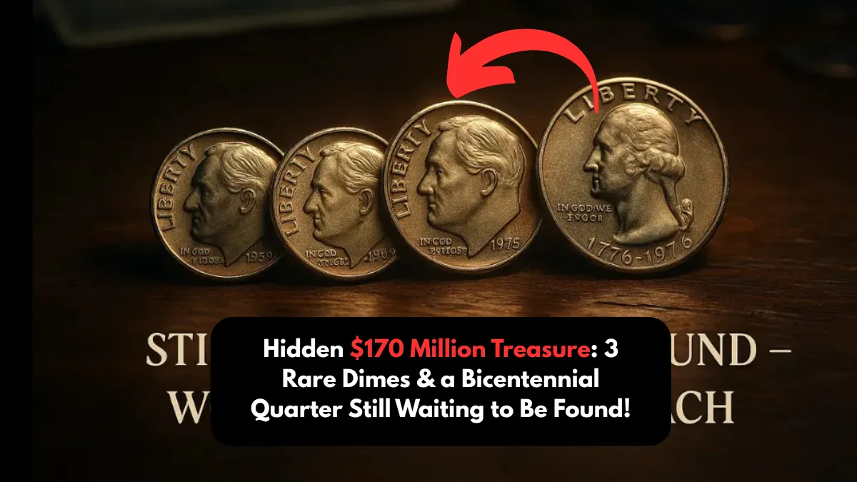 Hidden $170 Million Treasure: 3 Rare Dimes & a Bicentennial Quarter Still Waiting to Be Found!