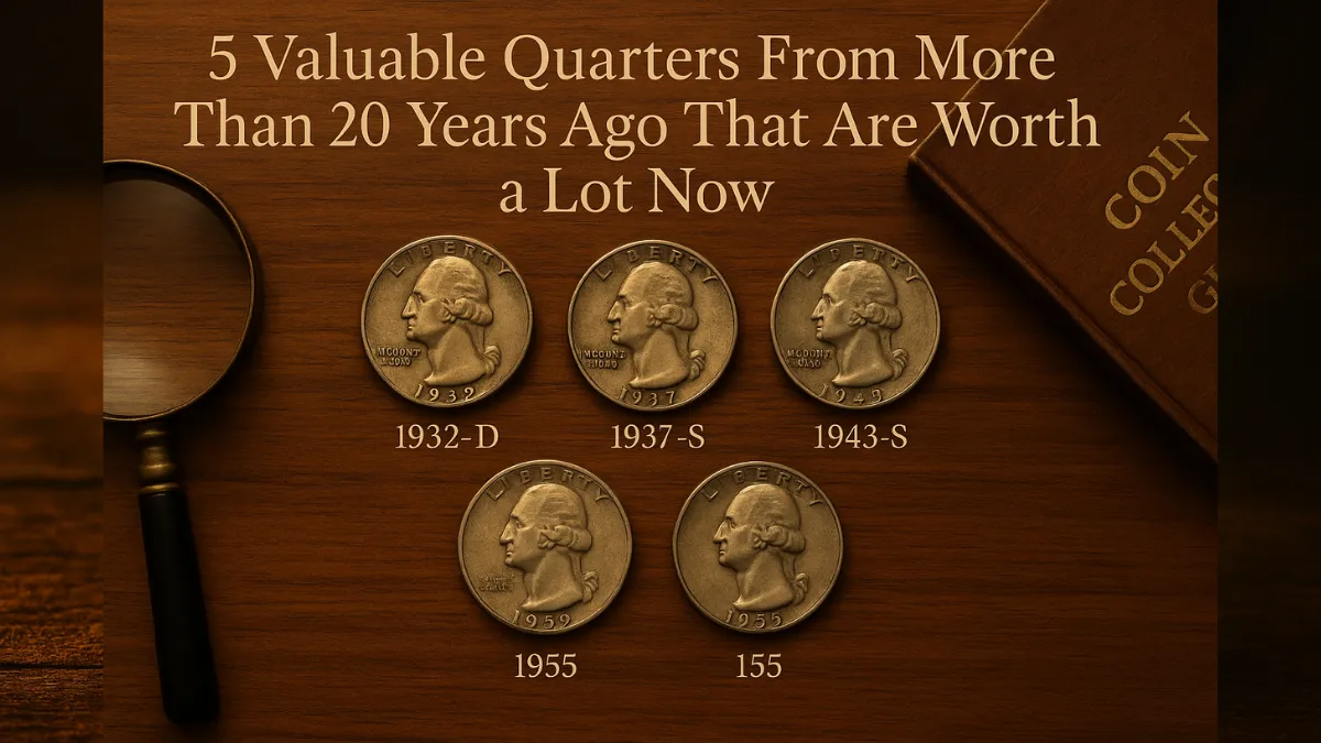 5 valuable Quarters From More Than 20 Years Ago That Are Worth a Lot Now