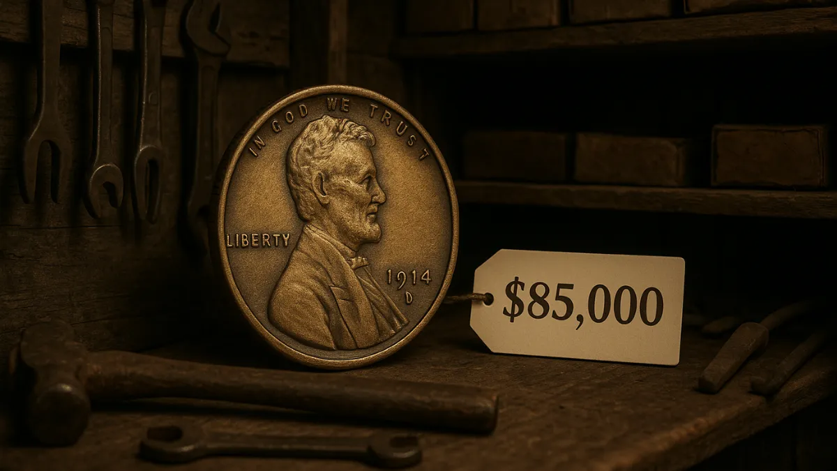 1914-D Lincoln Cent Found In Old Tool Shed Now Worth $85,000